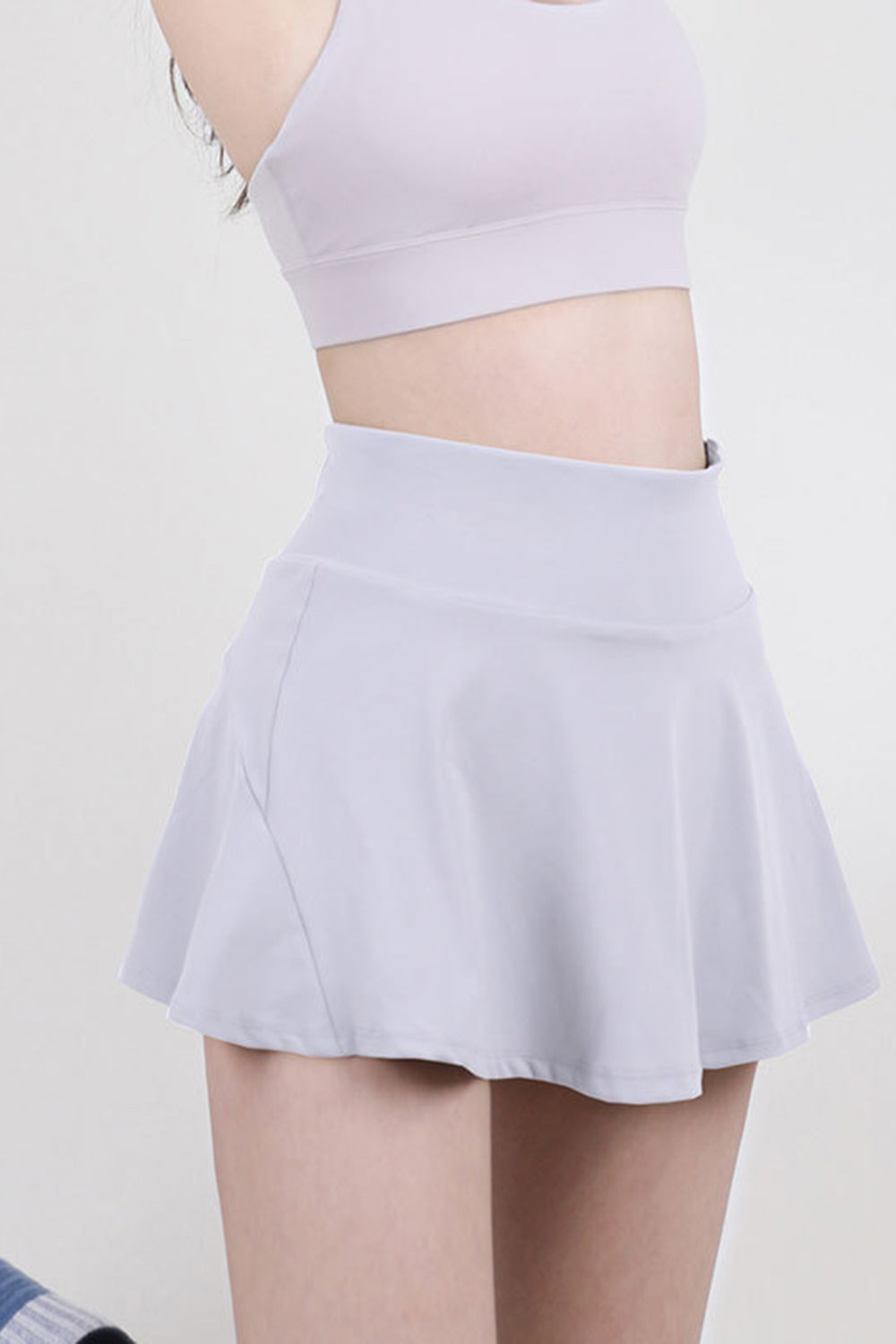 High Waist Pleated Active Pickleball Skirt