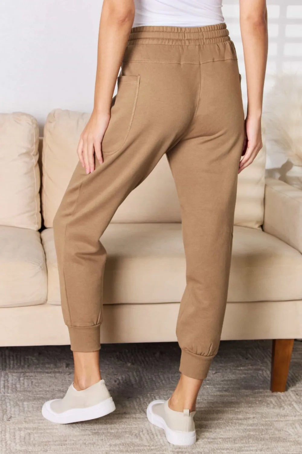 Rally Ready High-Rise Joggers in Mocha