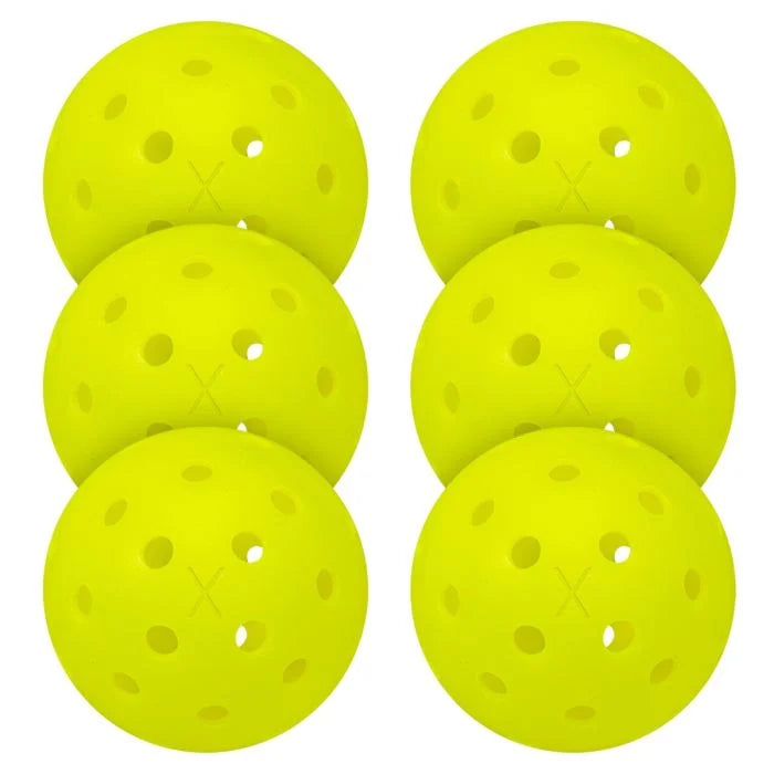 Franklin: X-40 Outdoor Pickleball - 6 Pack - Optic