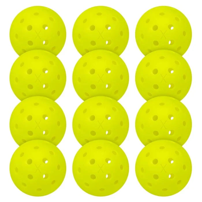 Franklin: X-40 Outdoor Pickleball - 12 Pack - Optic