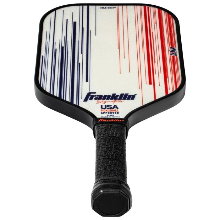 Signature Series Fiberglass Pickleball Paddle with MaxGrit® 16mm (White)