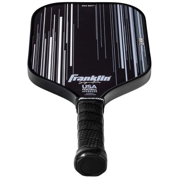 Signature Series Fiberglass Pickleball Paddle with MaxGrit® 16mm (Black)