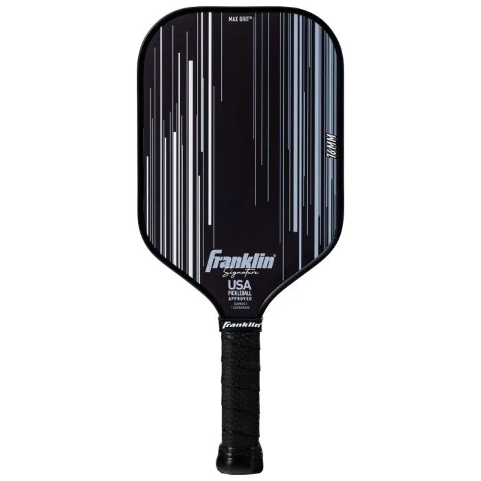 Signature Series Fiberglass Pickleball Paddle with MaxGrit® 16mm (Black)