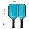 Signature Series Fiberglass Pickleball Paddle with MaxGrit® 16mm (Blue)