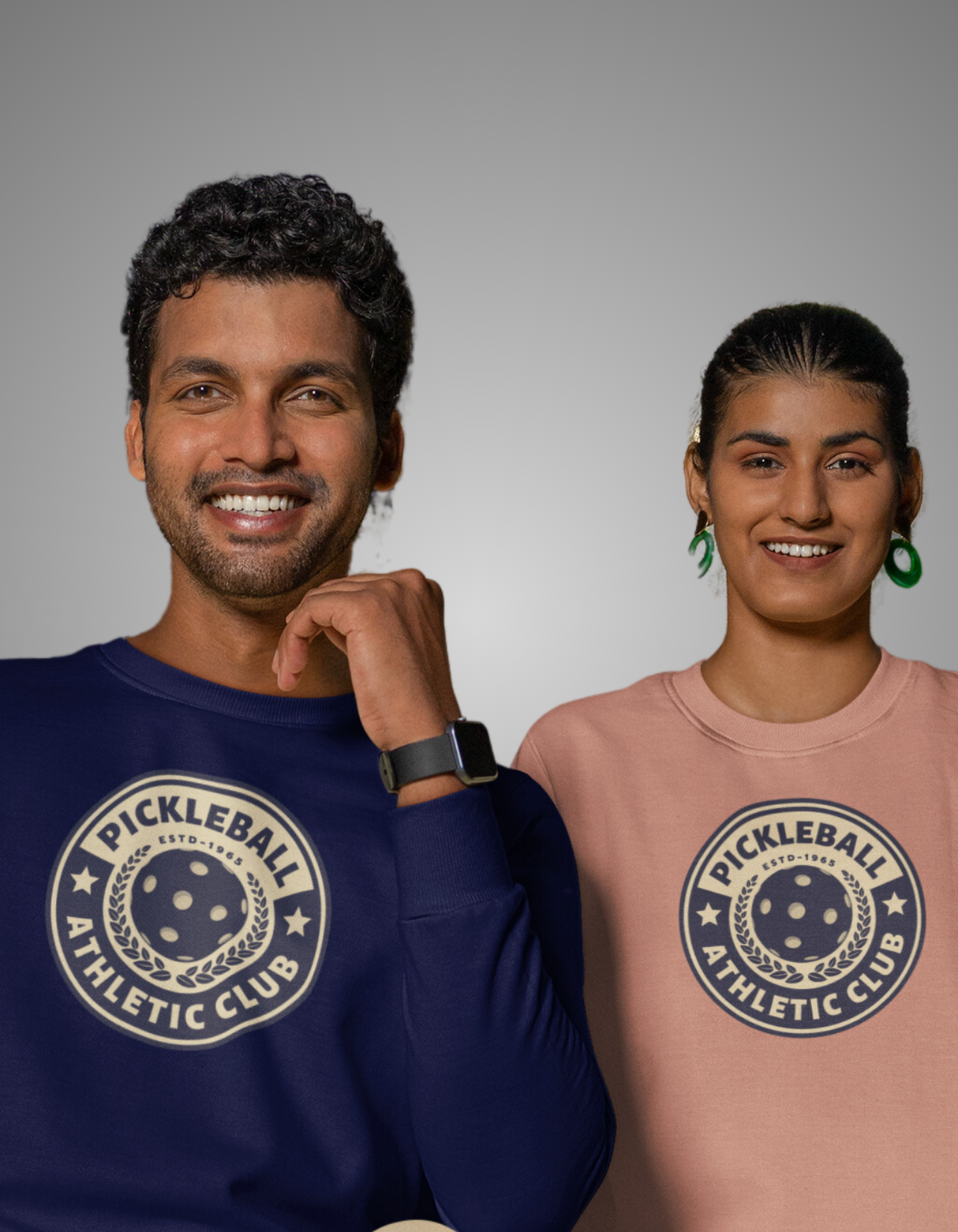 Retro Pickleball Athletic Club Sweatshirt