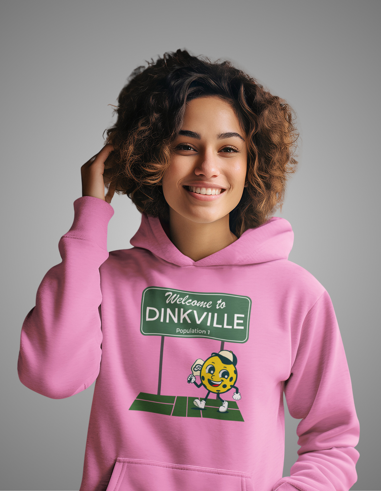 Welcome To Dinkville Pickleball Hoodie