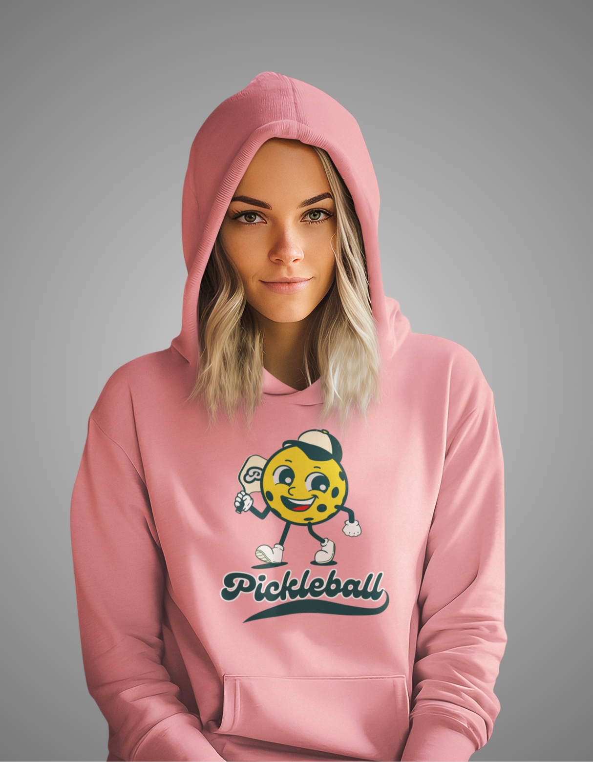 Pickleball Pete w/outline Hoodie