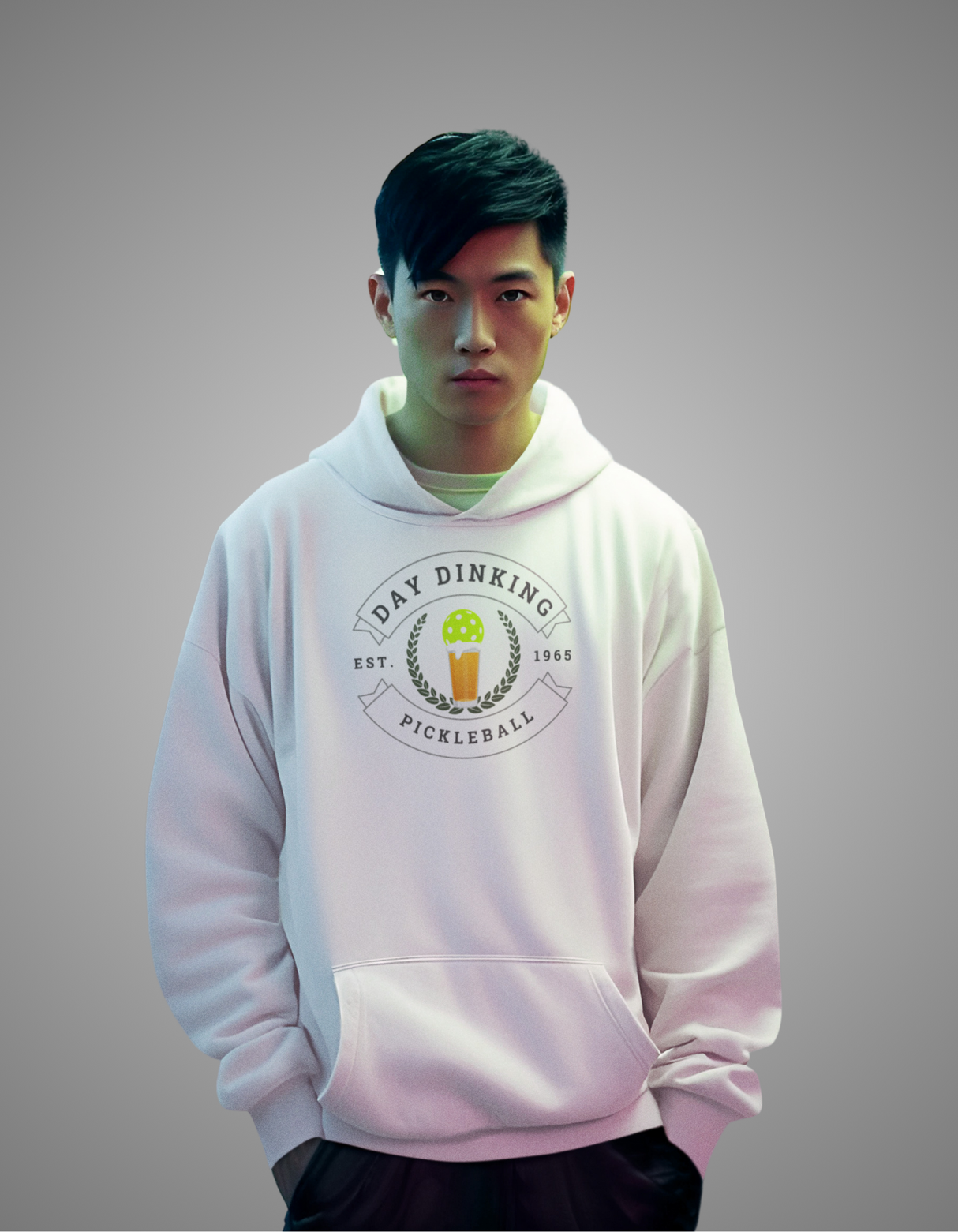 Day Dinking Beer Mug Pickleball Hoodie