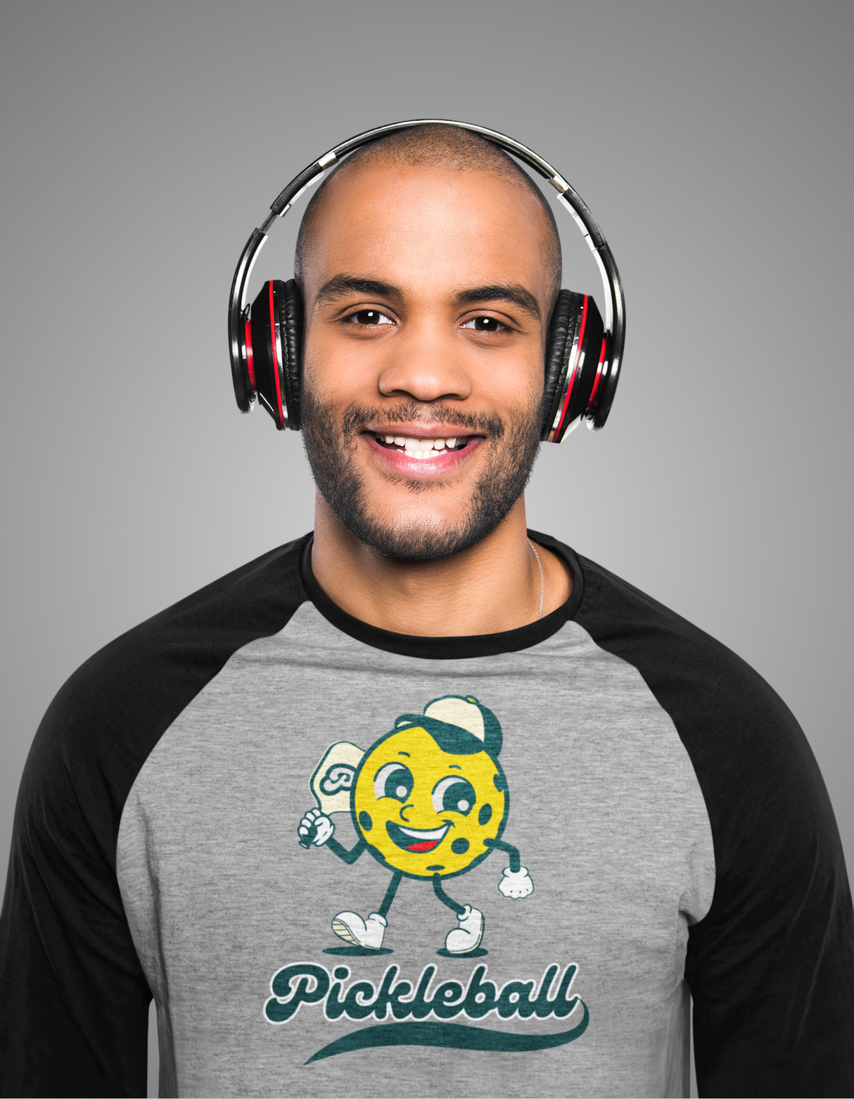 Pickleball Pete 3/4 Seeve Raglan Shirt