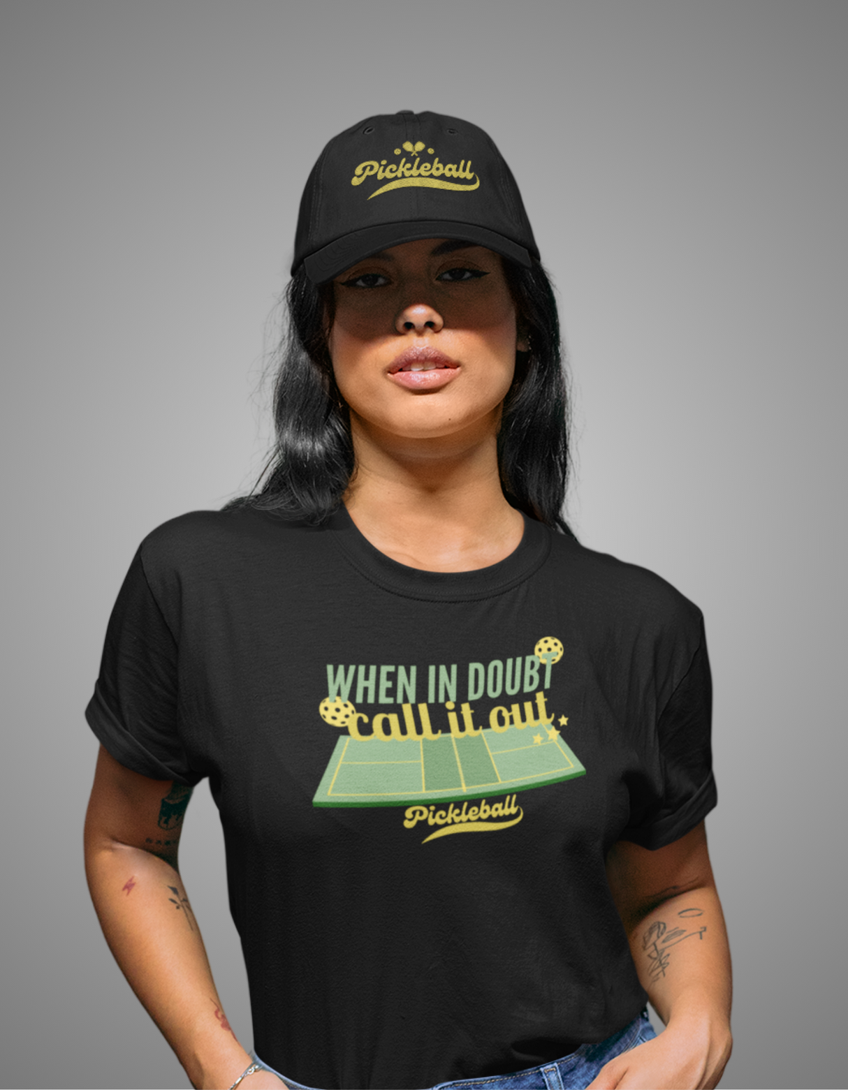 When in Doubt Call it Out Pickleball t-shirt