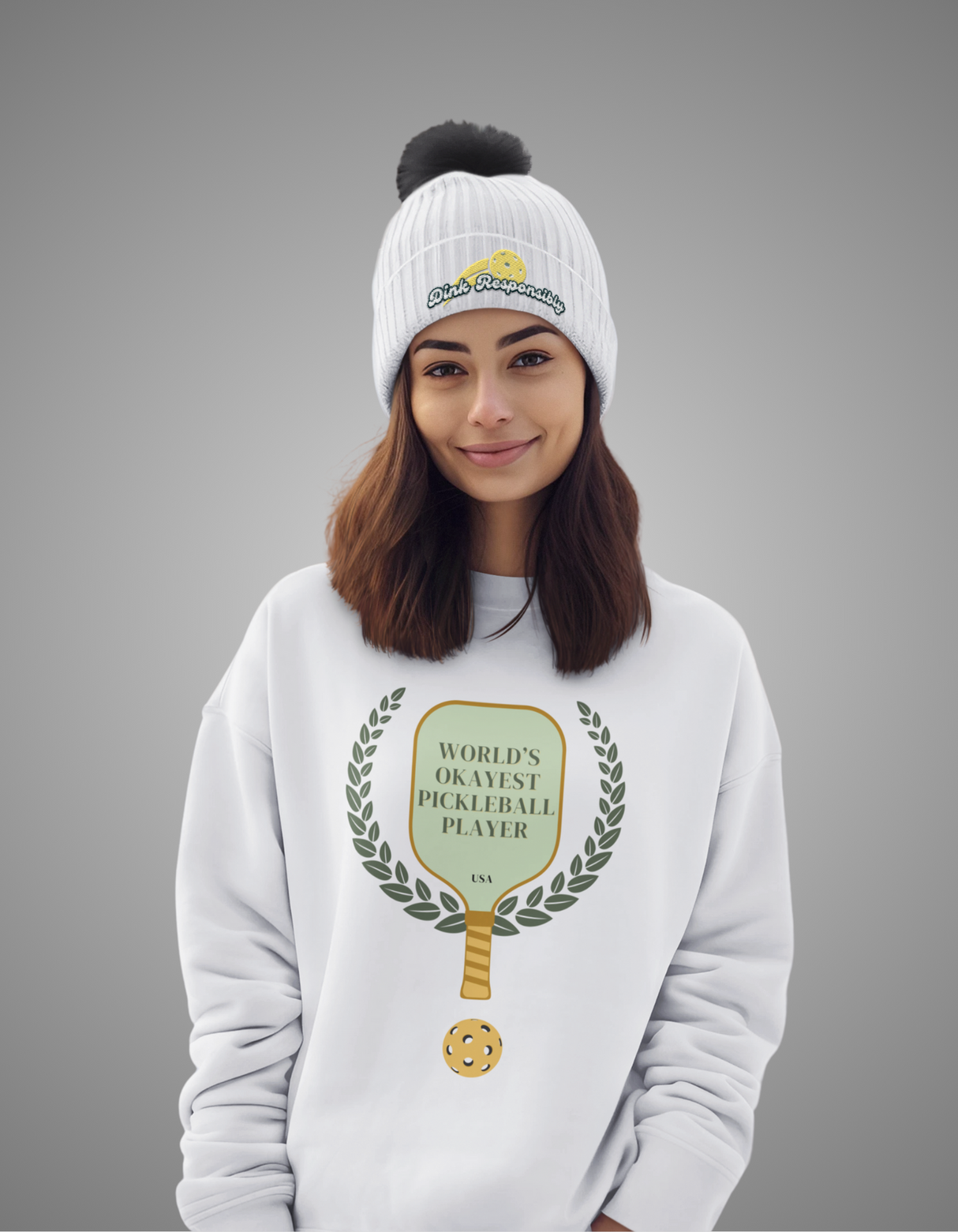 World's Okayest Pickleball Sweatshirt