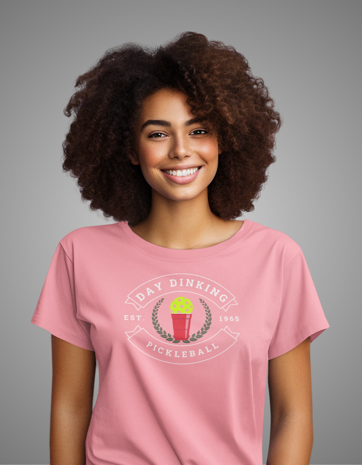 Day Dinking Solo Cup (white Lettering) Pickleball T-Shirt