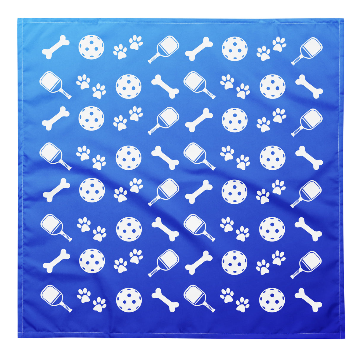 Pickleball Dog Bandana (Blue)