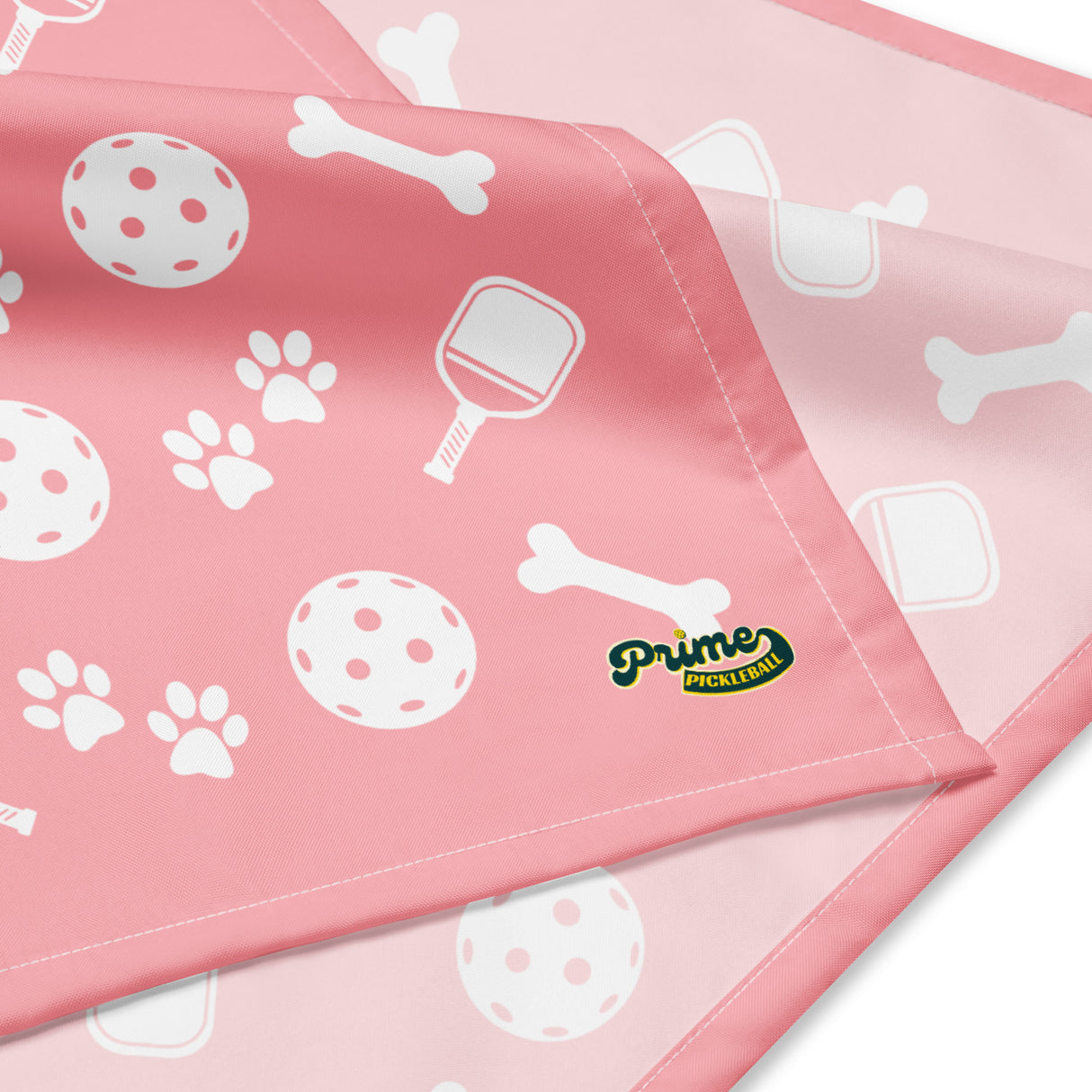 Pickleball Dog Bandana (Pink)