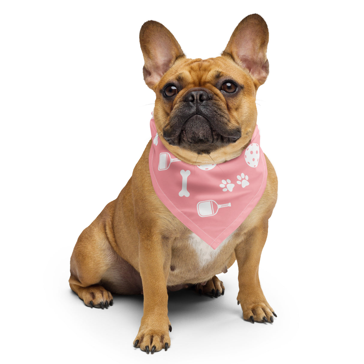 Pickleball Dog Bandana (Pink)