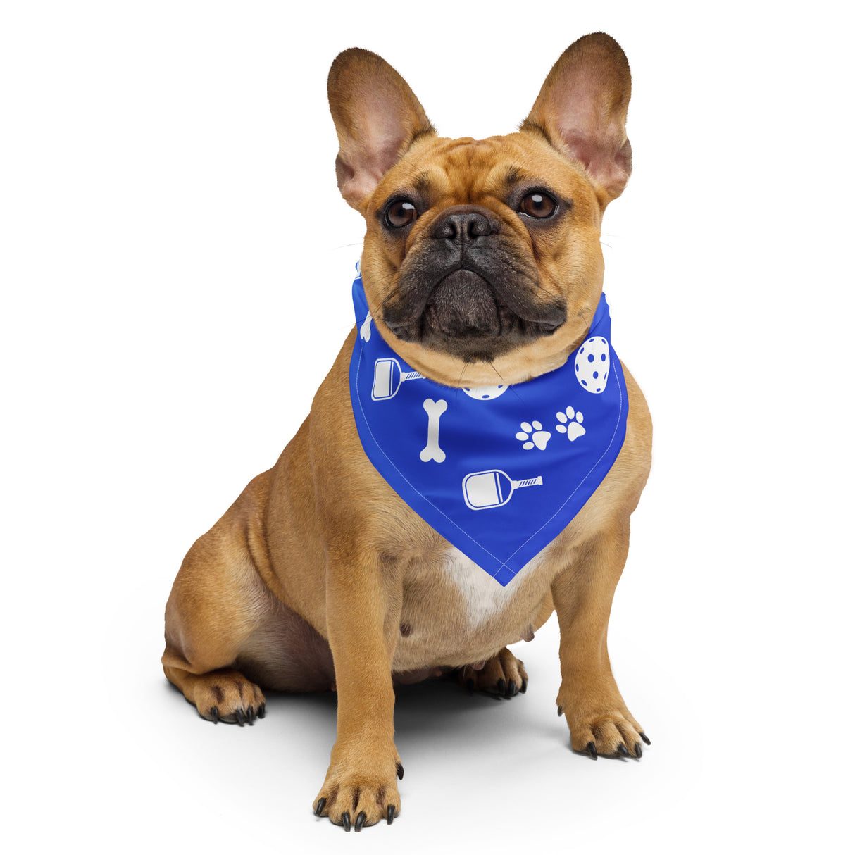 Pickleball Dog Bandana (Blue)