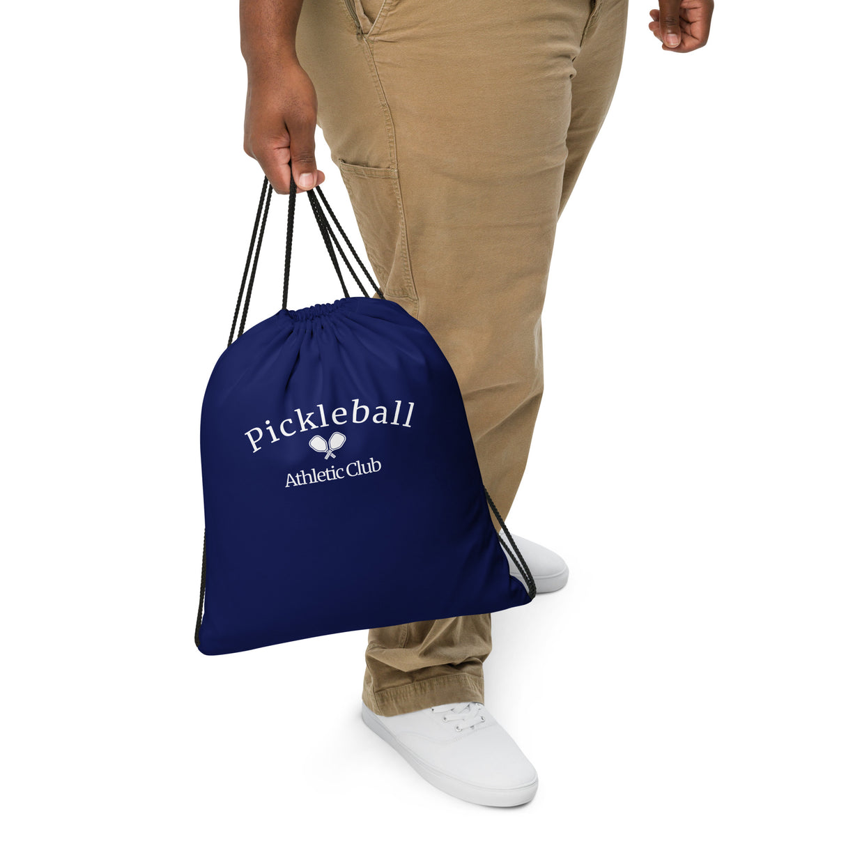 Pickleball Athletic Club Drawstring Bag