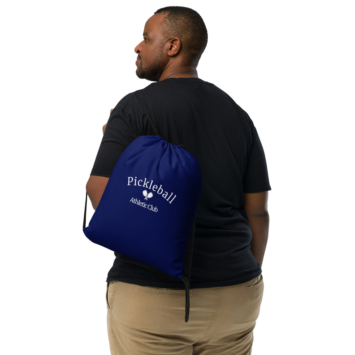 Pickleball Athletic Club Drawstring Bag