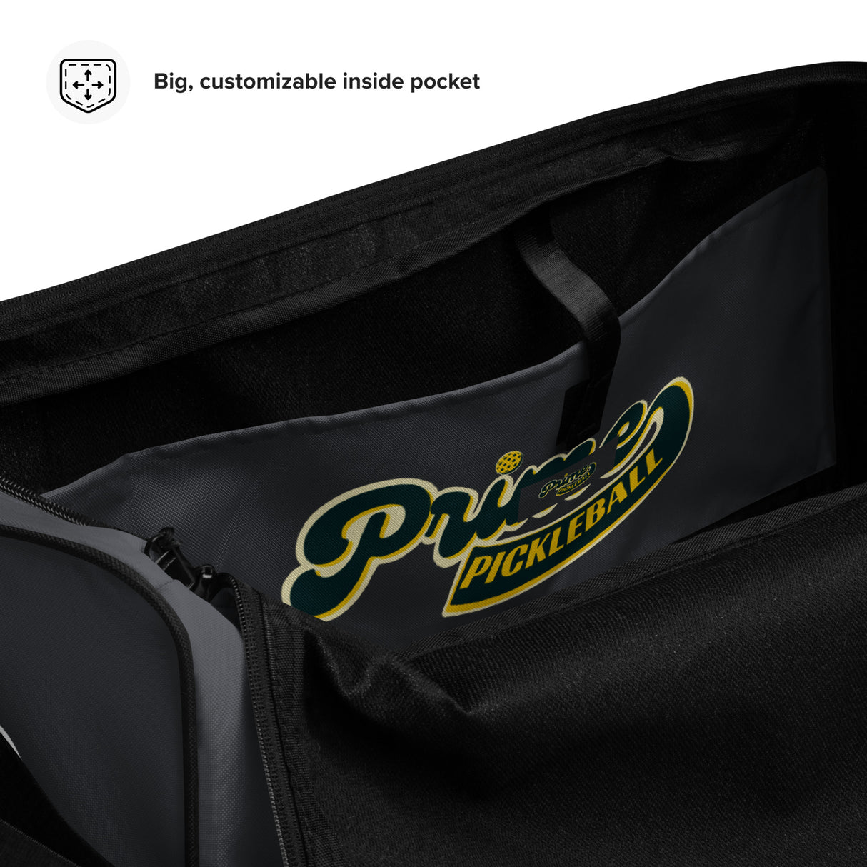 Large Pickleball Swoosh Duffle Bag