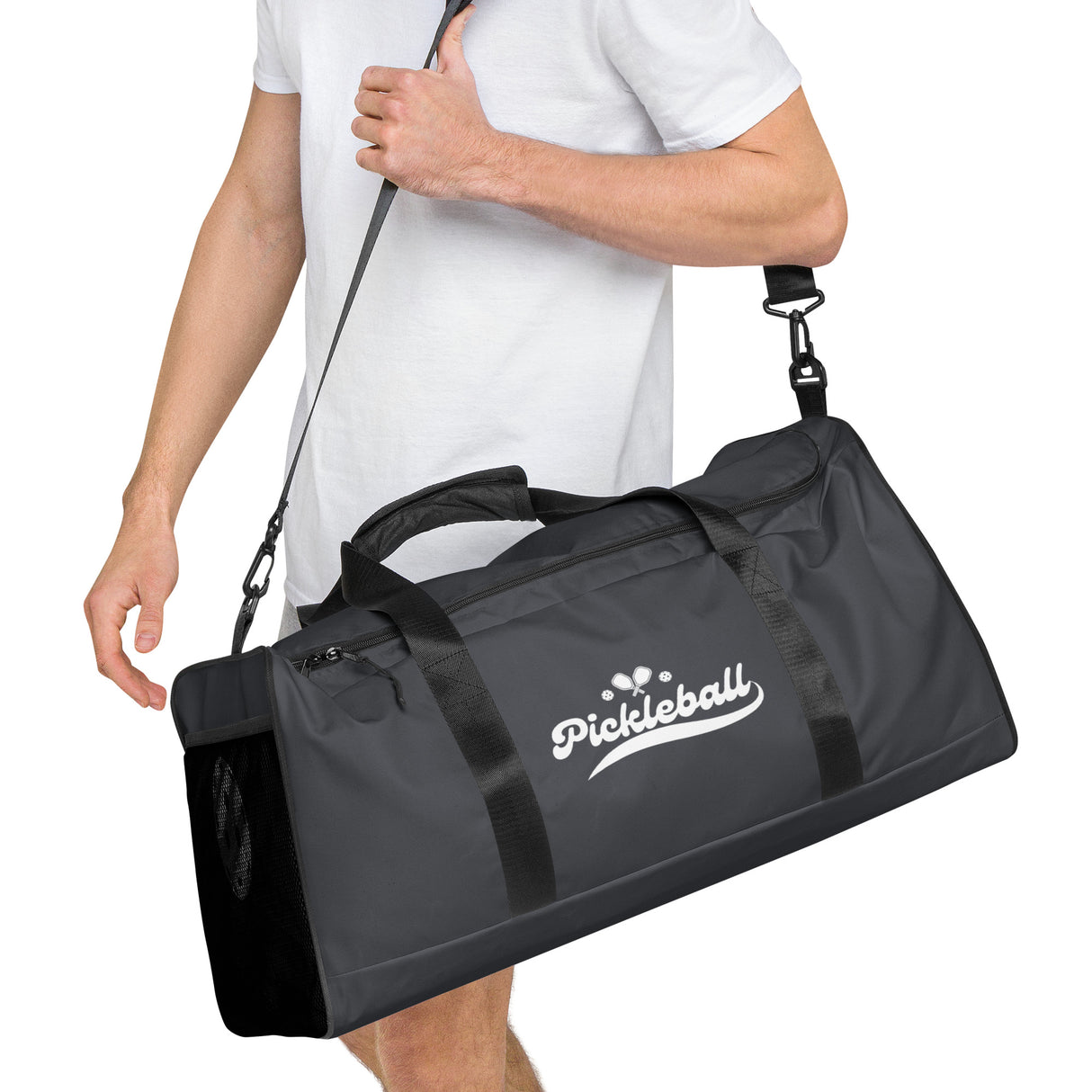 Large Pickleball Swoosh Duffle Bag