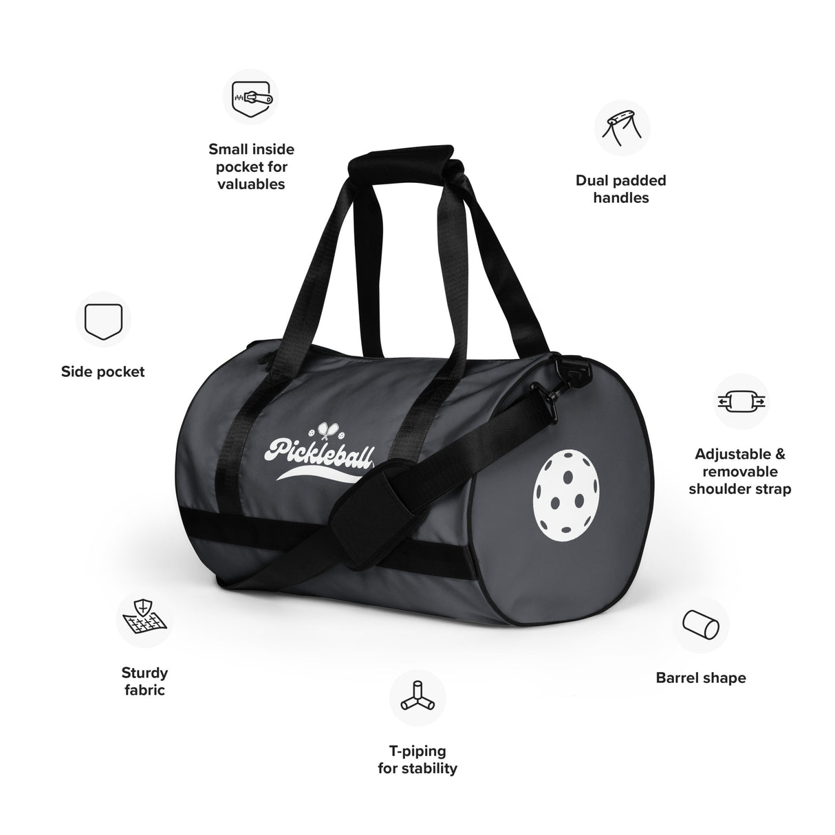 Medium Pickleball Swoosh Gym Bag
