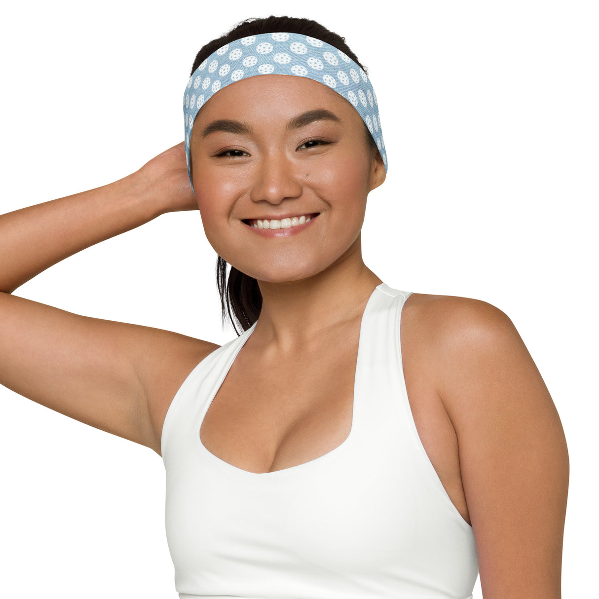 Pickleball Denim Design Moisture-Wicking Headband