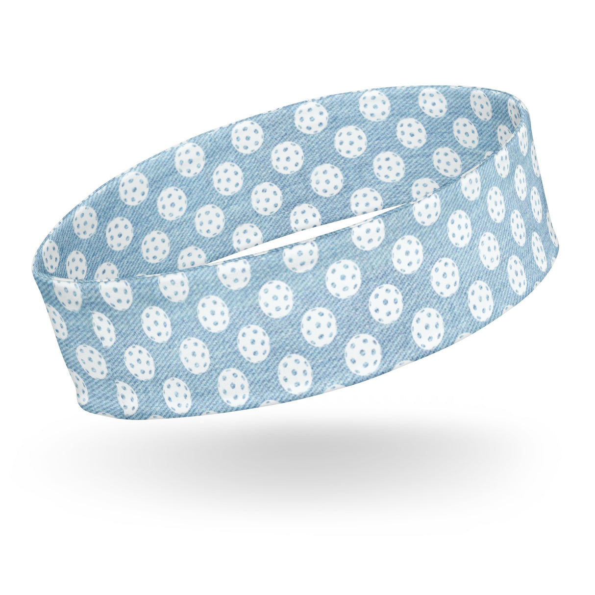 Pickleball Denim Design Moisture-Wicking Headband