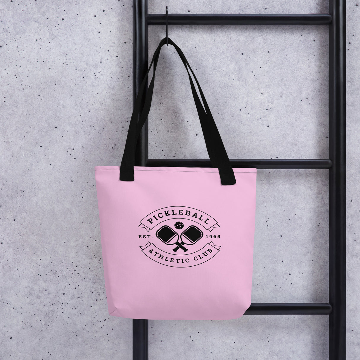Pink Pickleball Athletic Club Tote Bag