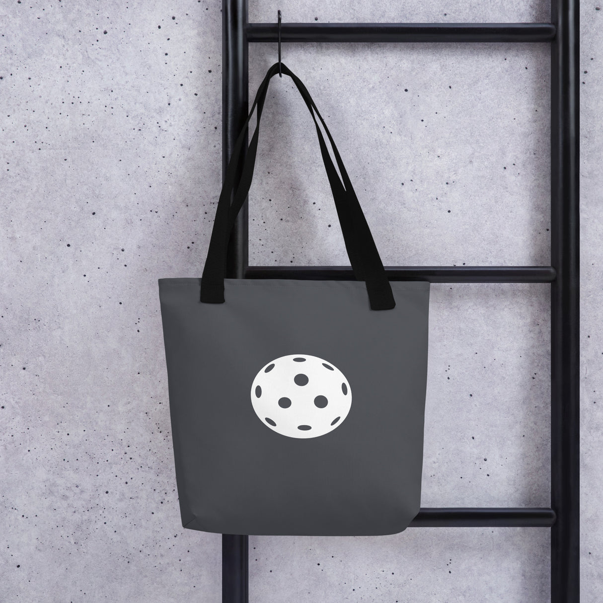 Grey Pickleball Tote Bag