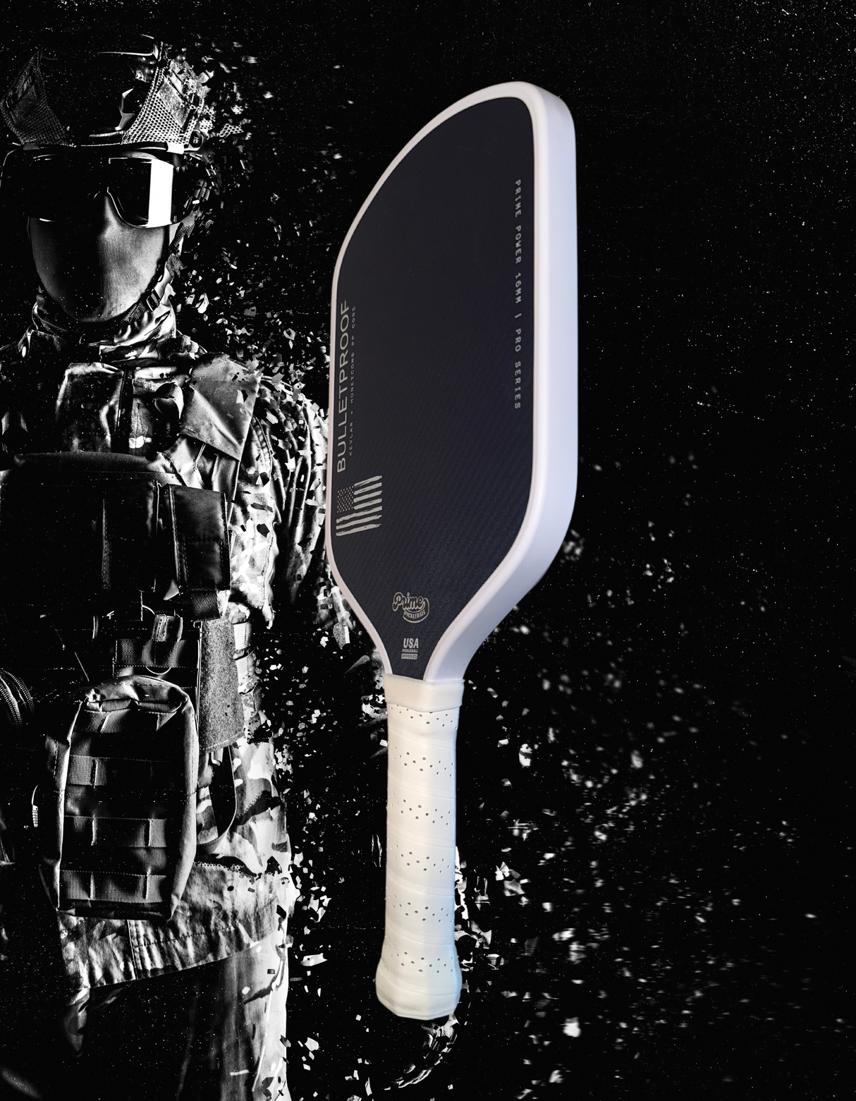 BULLETPROOF Kevlar 16mm Pickleball Paddle