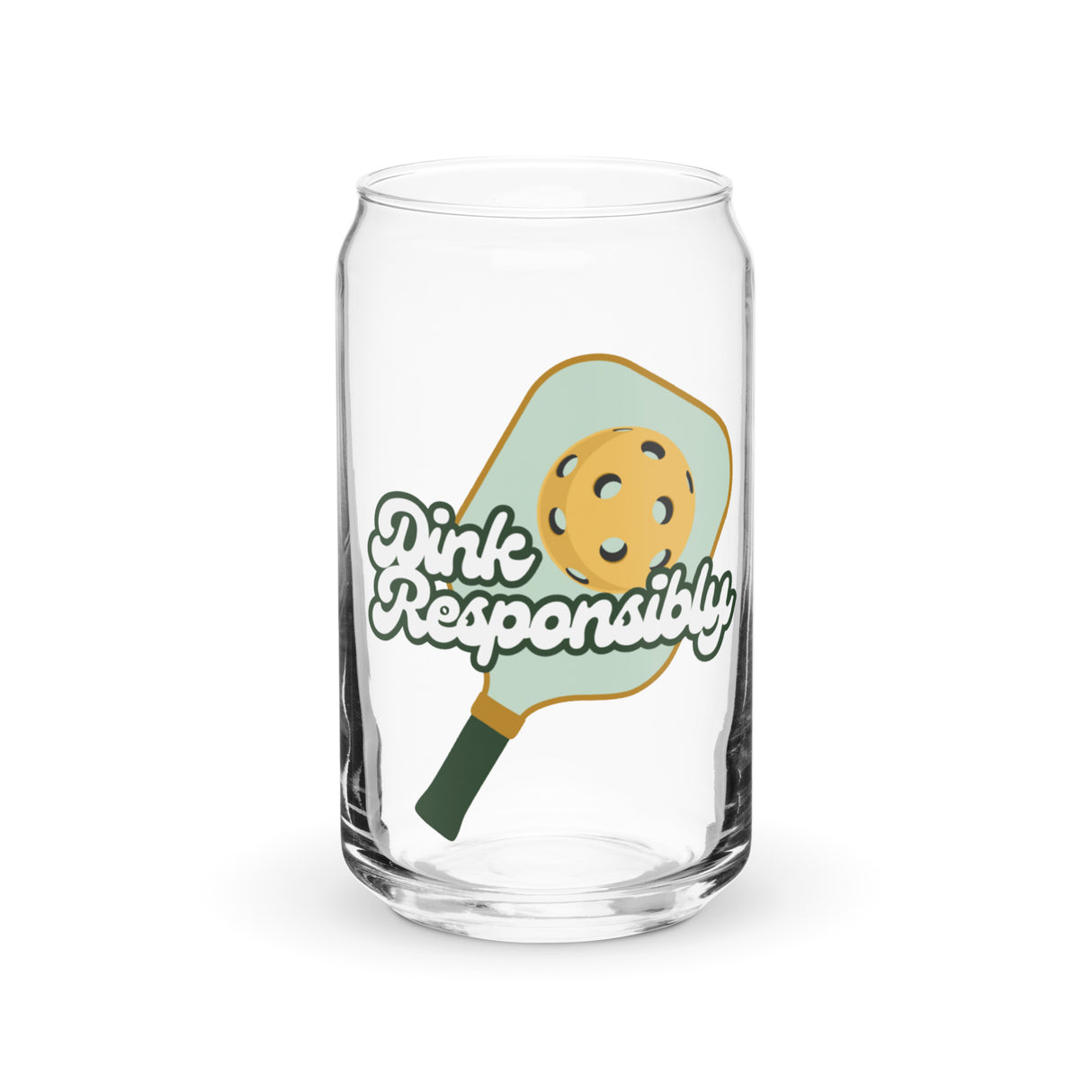 Dink Responsibly Can-shaped glass