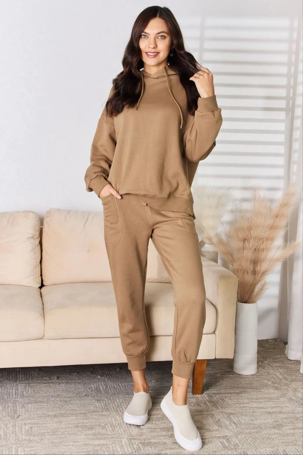 Rally Ready High-Rise Joggers in Mocha