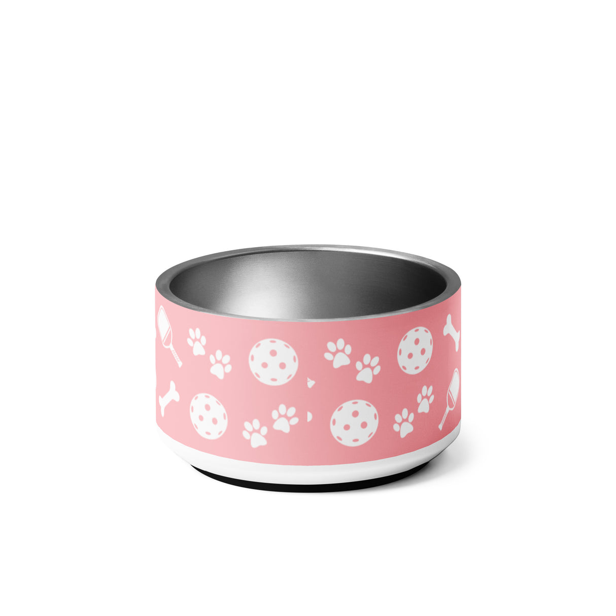 Pickleball Dog Bowl (Pink)