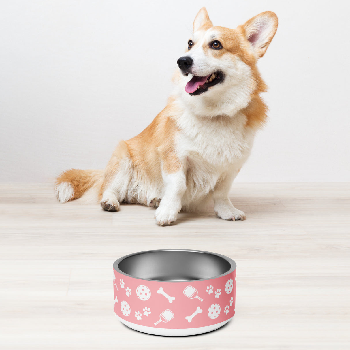 Pickleball Dog Bowl (Pink)