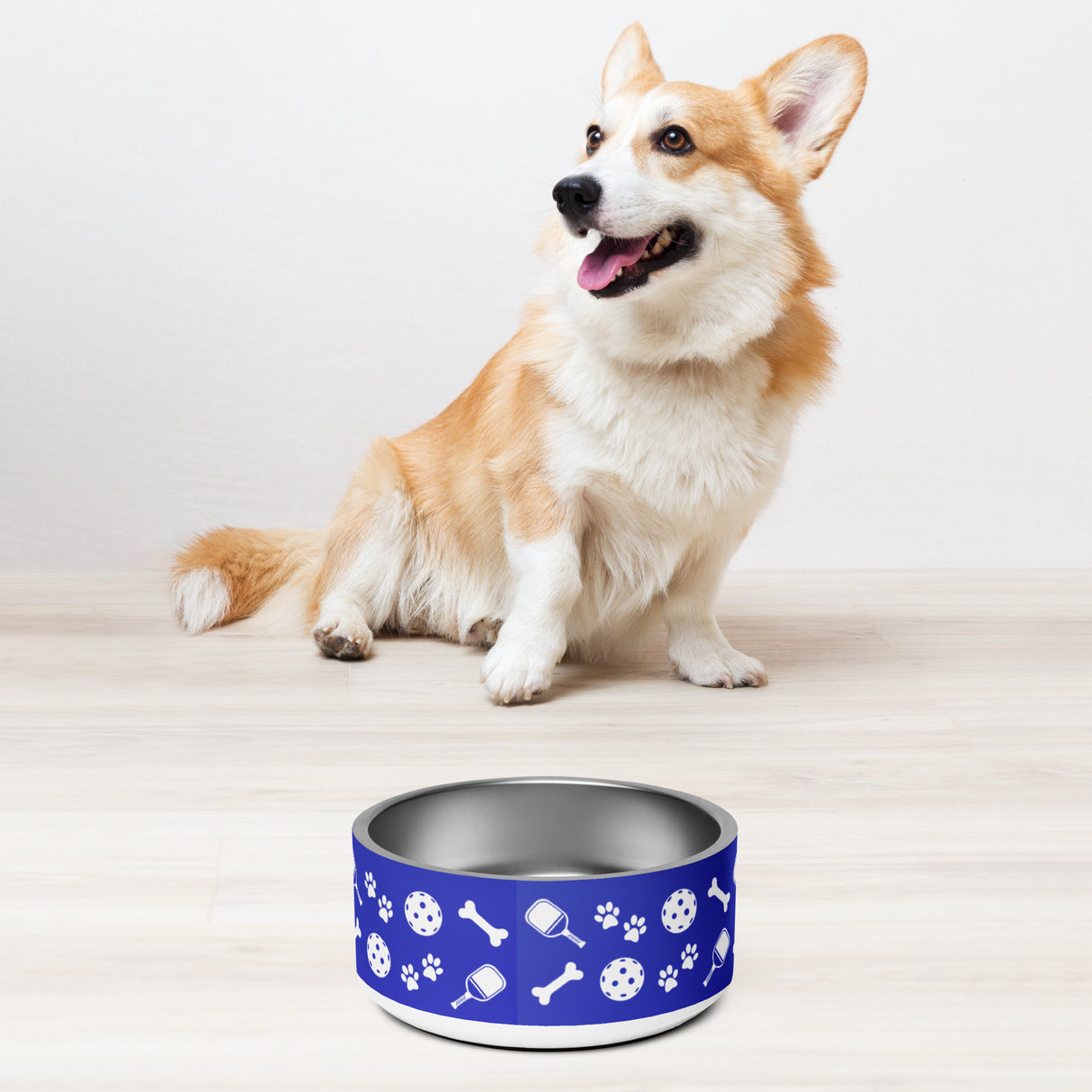 Pickleball Dog Bowl (Blue)