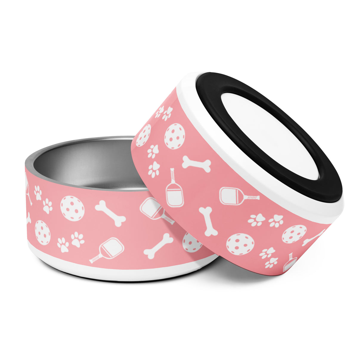 Pickleball Dog Bowl (Pink)