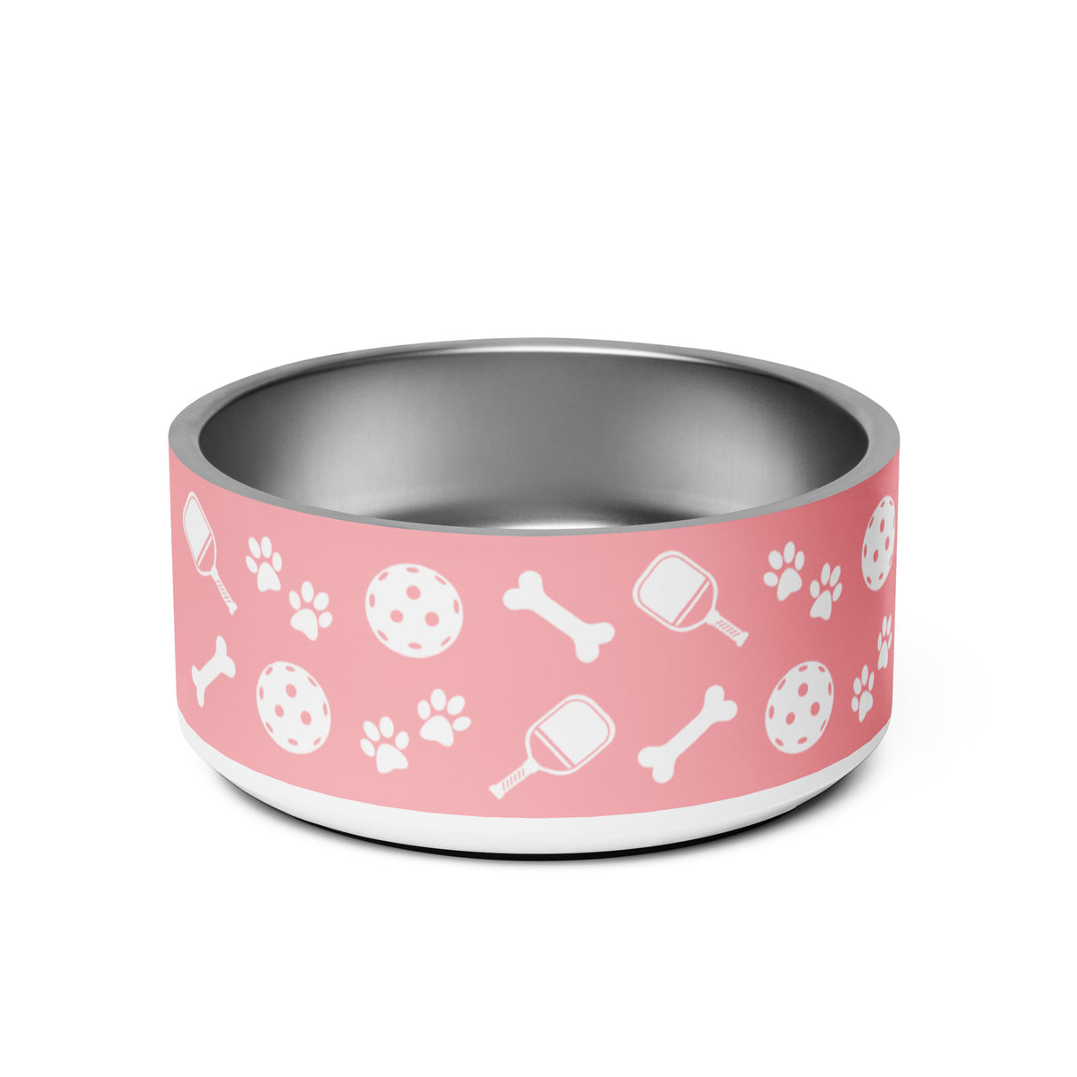 Pickleball Dog Bowl (Pink)