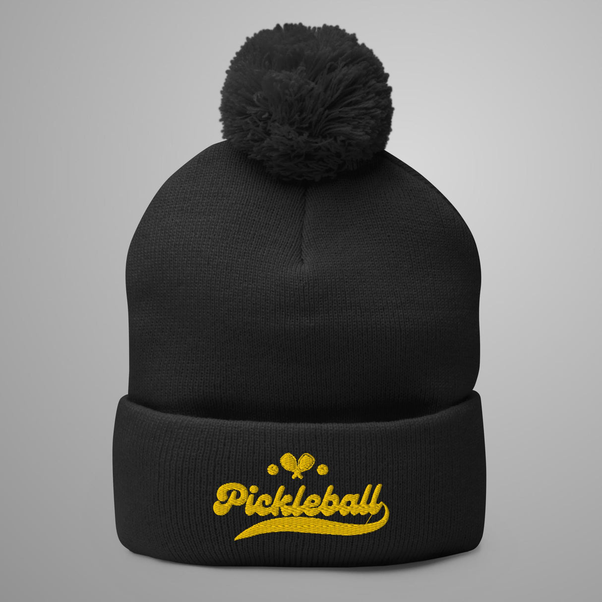 Pickleball Pom-Pom Beanie