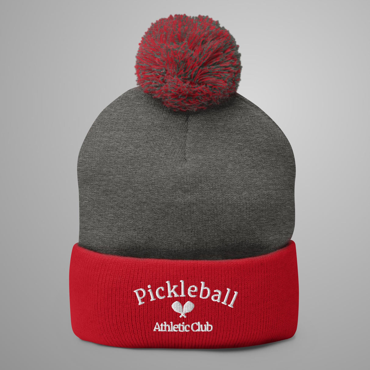 Pickleball Athletic Club Pom-Pom Beanie