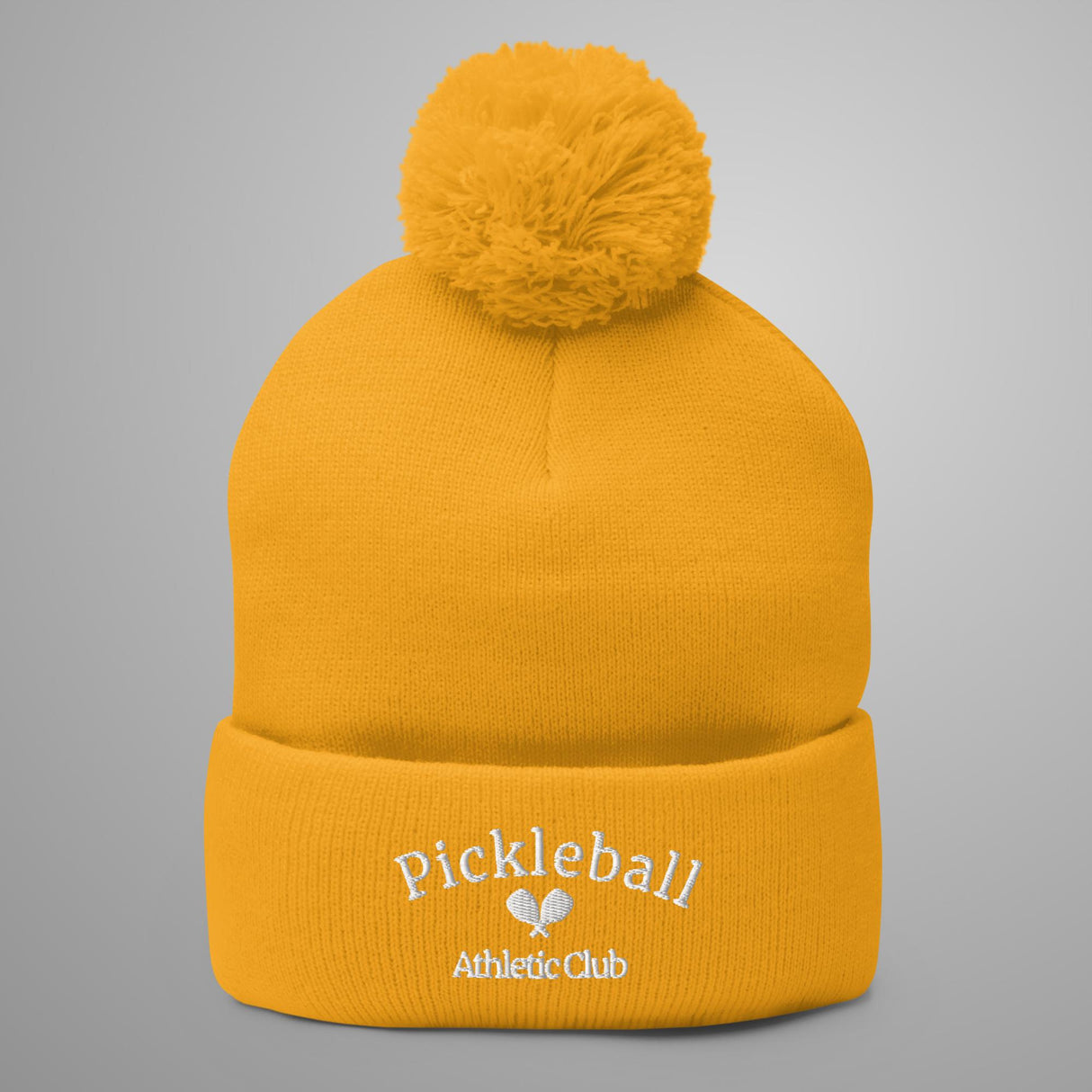 Pickleball Athletic Club Pom-Pom Beanie