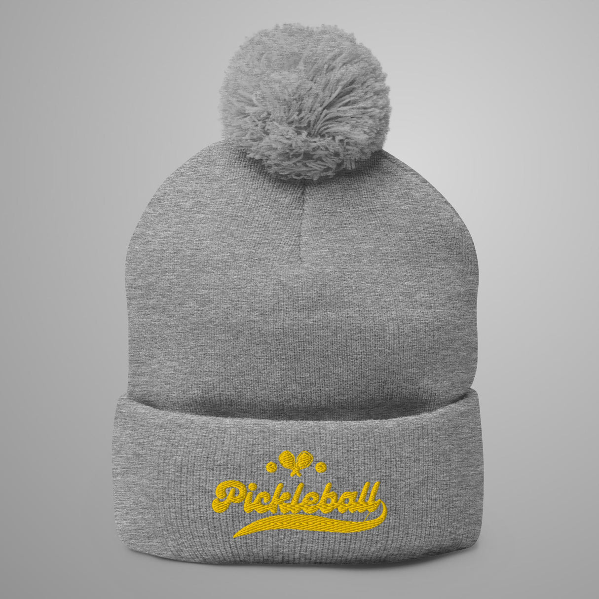 Pickleball Pom-Pom Beanie