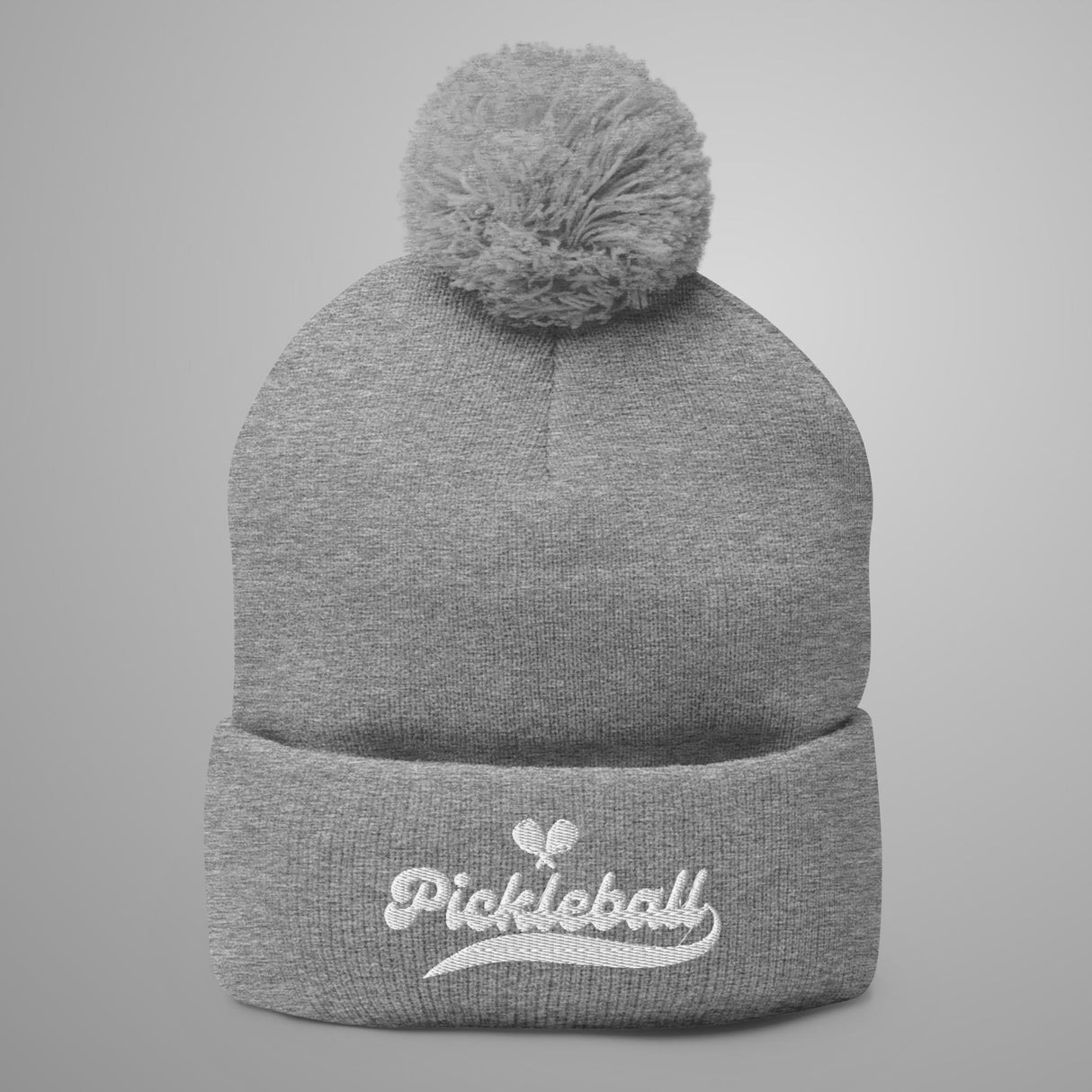 Pom-Pom Pickleball Beanie