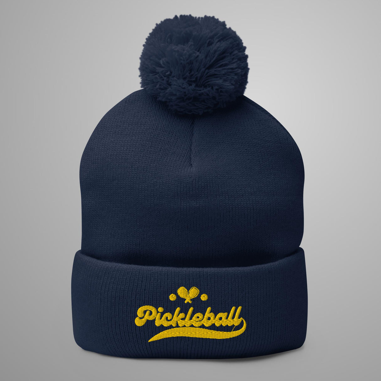 Pickleball Pom-Pom Beanie