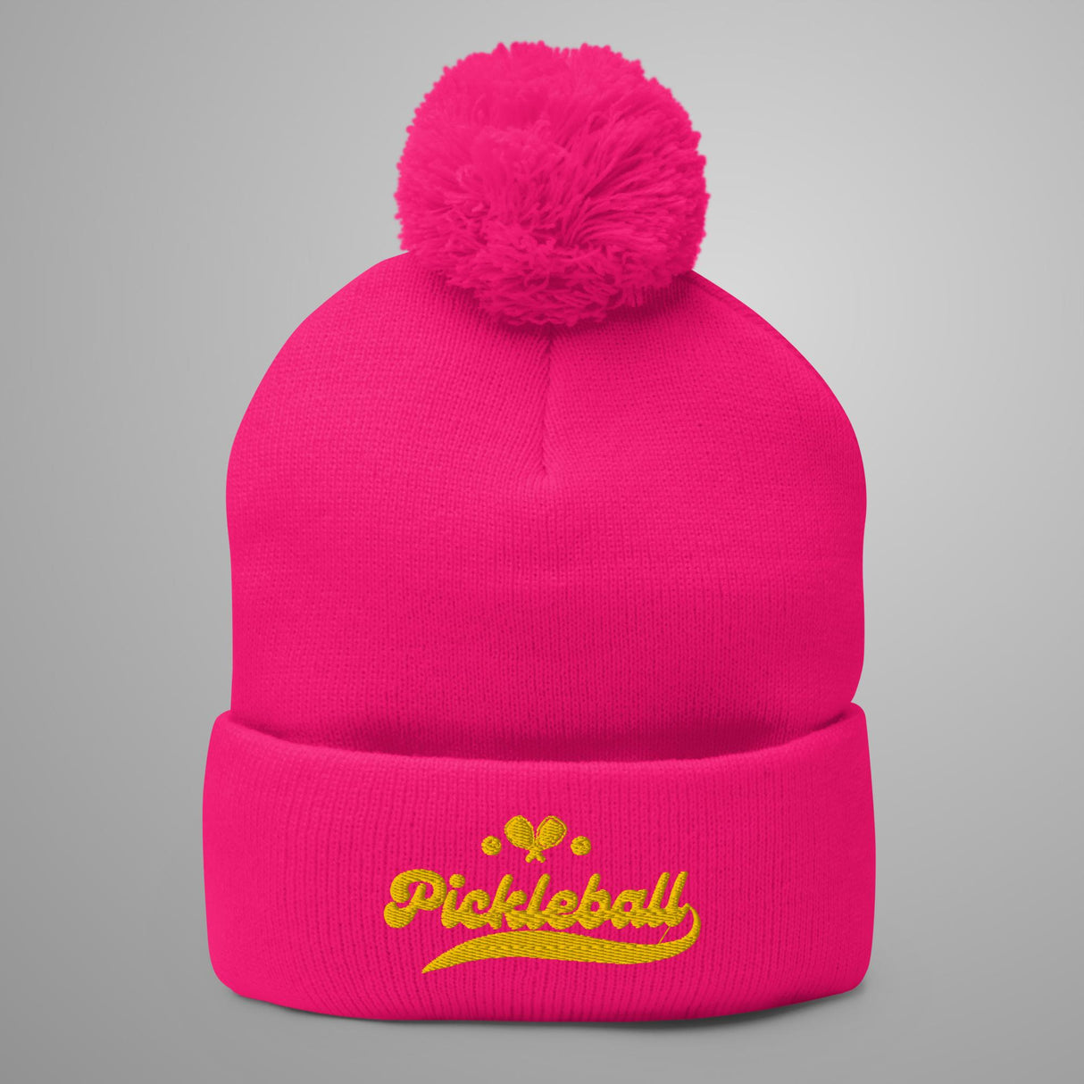 Pickleball Pom-Pom Beanie