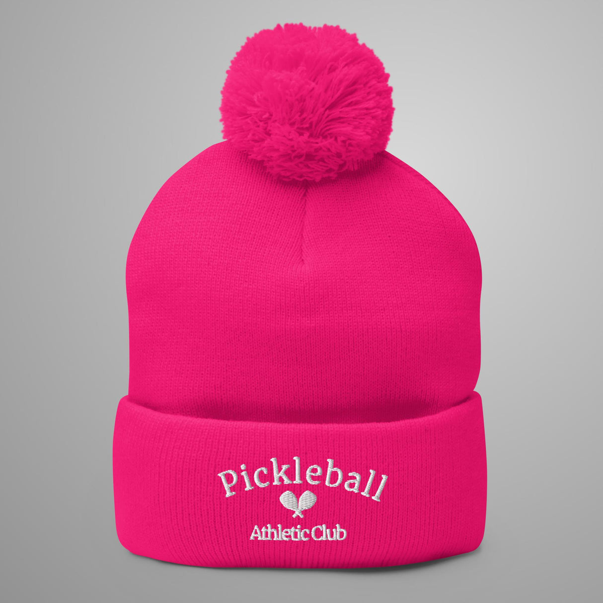 Pickleball Athletic Club Pom-Pom Beanie