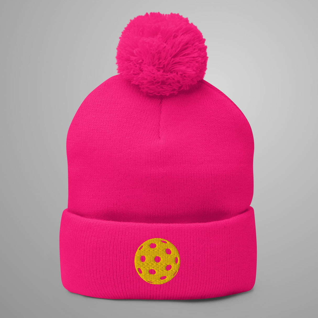 Pickleball Pom-Pom Beanie