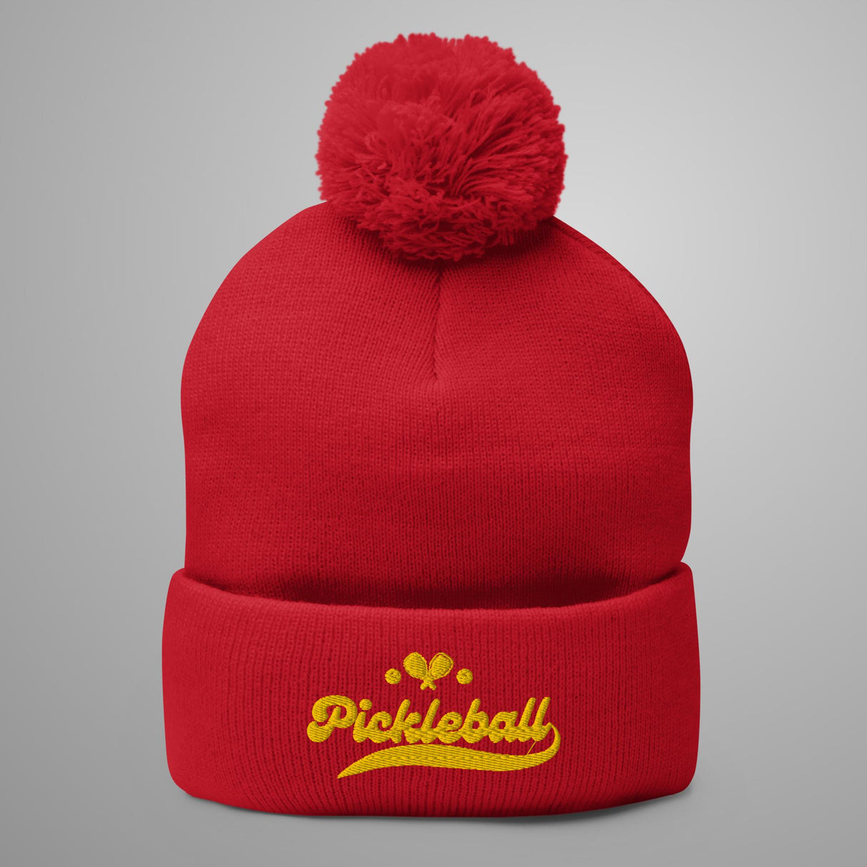 Pickleball Pom-Pom Beanie