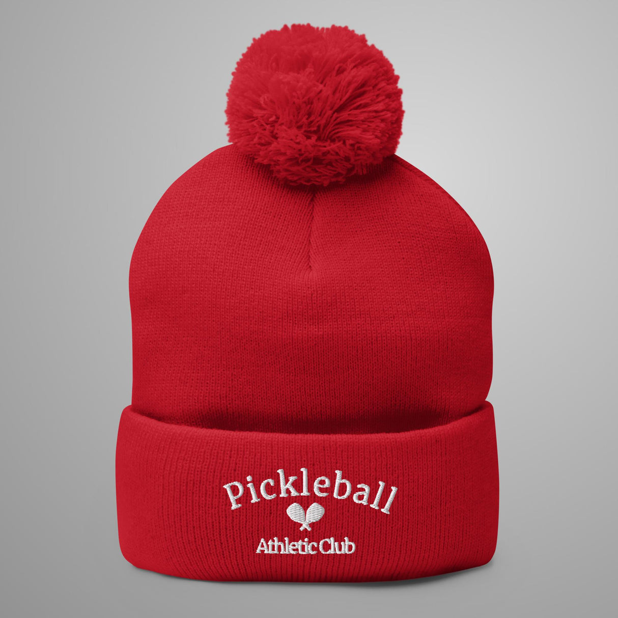 Pickleball Athletic Club Pom-Pom Beanie