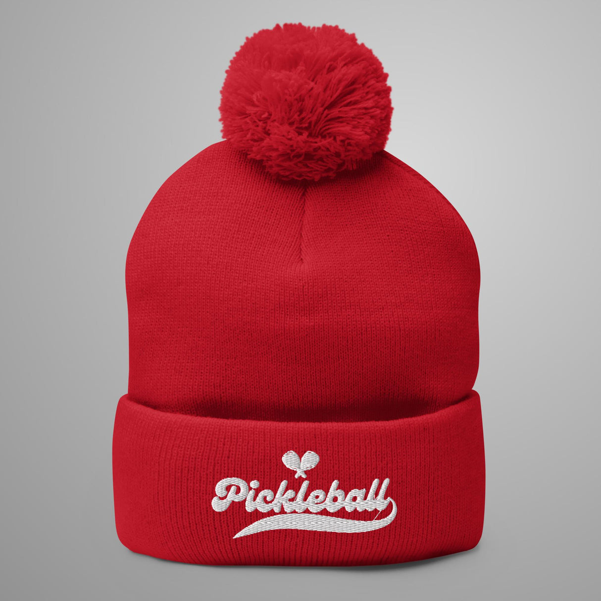 Pom-Pom Pickleball Beanie