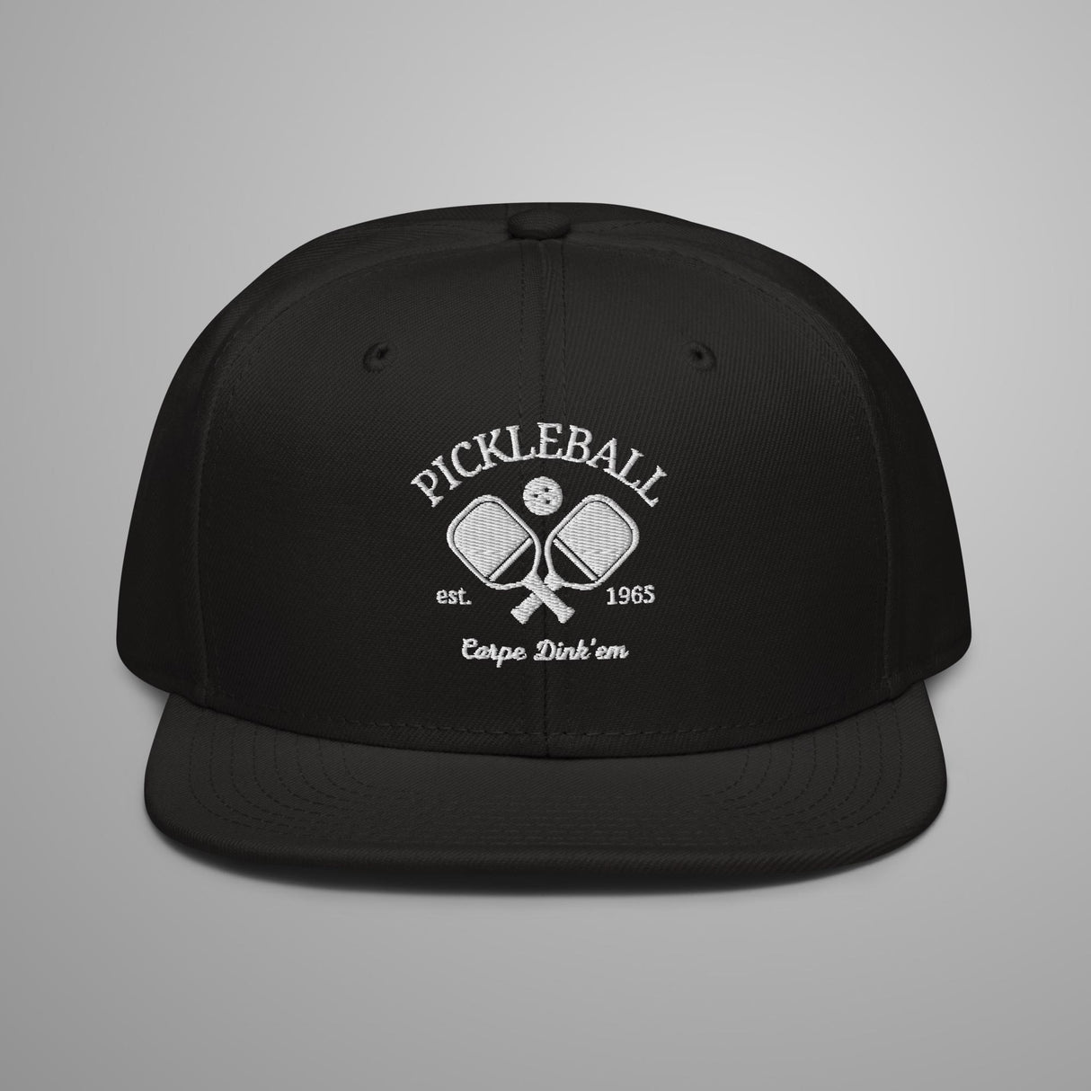Carpe Dink'em Pickleball Snapback Hat